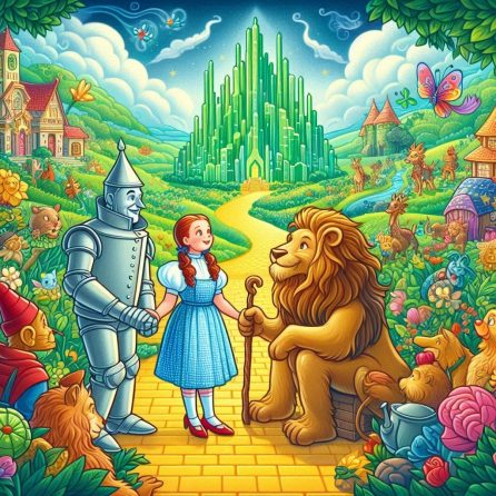 Dorothy reaches the city of Oz