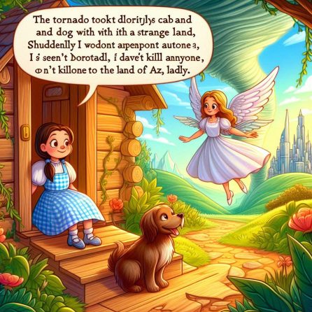 fairy talks to Dorothy