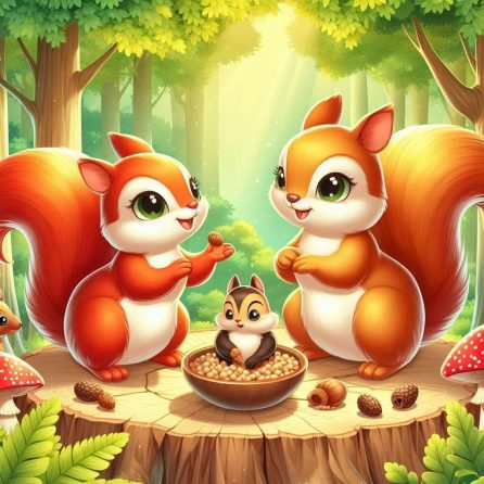 red and tree squirrels